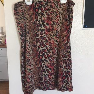My Michelle Leopard Print Skirt